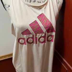 NWT SIZE LARGE ADIDAS LADIES NET BACK TANK TOP